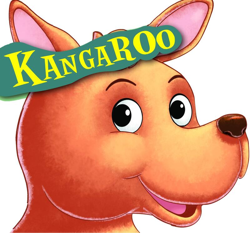Kangaroo: Cutout Book, Hardcover Book, By: Om Books Editorial Team