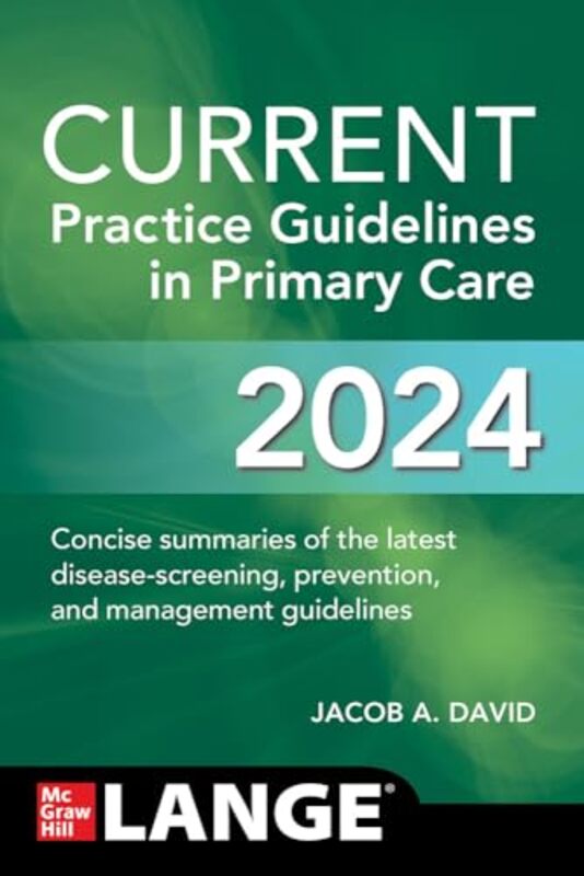 Current Practice Guidelines In Primary Care 2024 By David Jacob A - Paperback