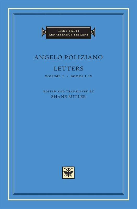 Letters by Angelo Poliziano-Hardcover