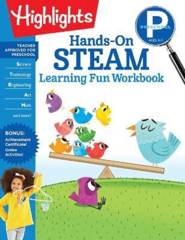 Preschool Hands-On STEAM Learning Fun Workbook.paperback,By :Highlights Press