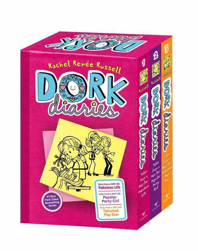 

Dork Diaries Box Set: Dork Diaries; Dork Diaries 2; Dork Diaries 3, Hardcover Book, By: Rachel Renee Russell