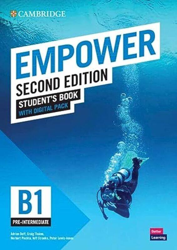 

Empower Pre-Intermediate/B1 Student'S Book With Digital Pack By Doff, Adrian - Thaine, Craig - Puchta, Herbert - Stranks, Jeff - Lewis-Jones, Peter -