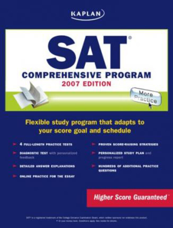 

Kaplan SAT: Comprehensive Program, Paperback Book, By: Kaplan