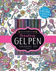 Kaleidoscope Fabulous Gel Pen Coloring Kit by Editors of Silver Dolphin Books Paperback
