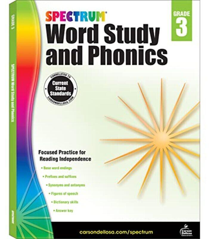 

Spectrum Word Study And Phonics Grade 3 by Spectrum Paperback