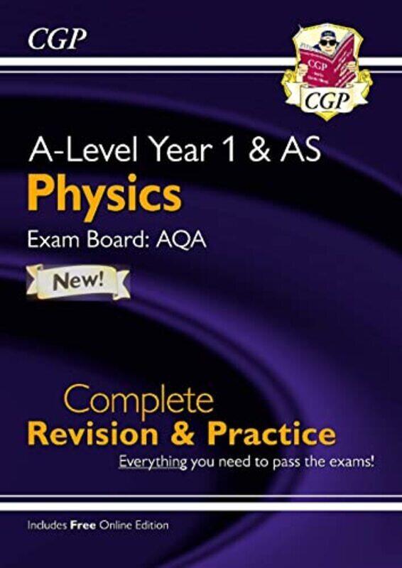 

Alevel Physics Aqa Year 1 & As Complete Revision & Practice With Online Edition By CGP Books - CGP Books Paperback