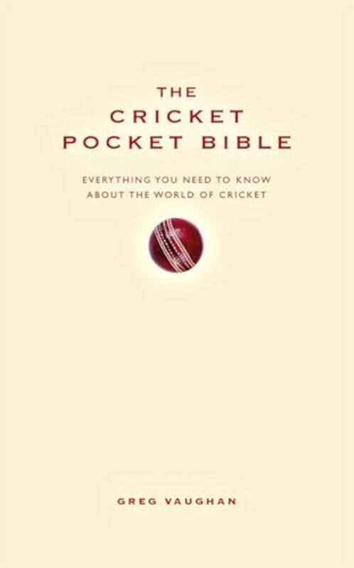 

The Cricket Pocket Bible by Greg Vaughan-Hardcover