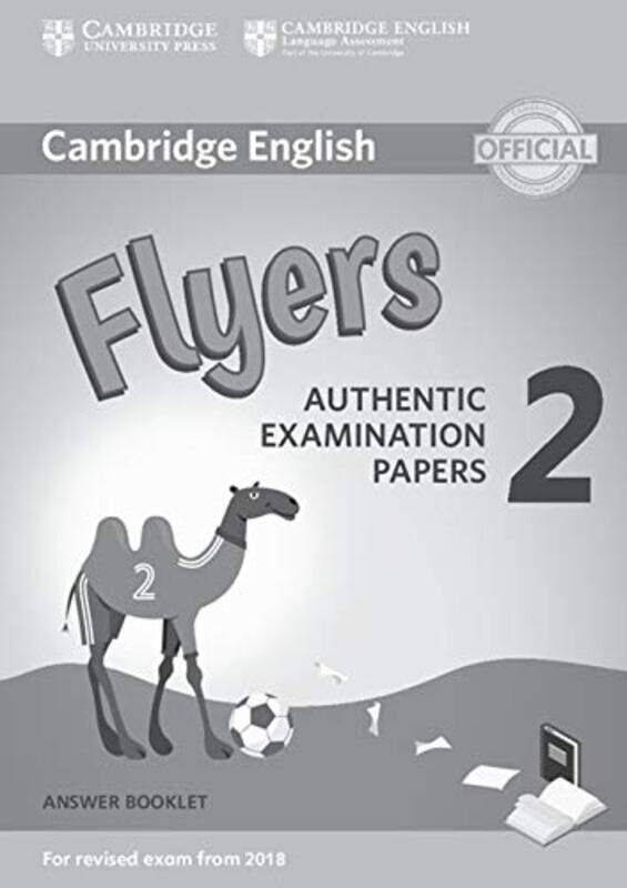 

Cambridge English Young Learners 2 for Revised Exam from 2018 Flyers Answer Booklet by J Shep in private practice Maryland USA Jeffreys-Paperback