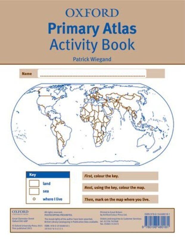 

Oxford Primary Atlas Activity Book by Julie MacIntosh-Paperback