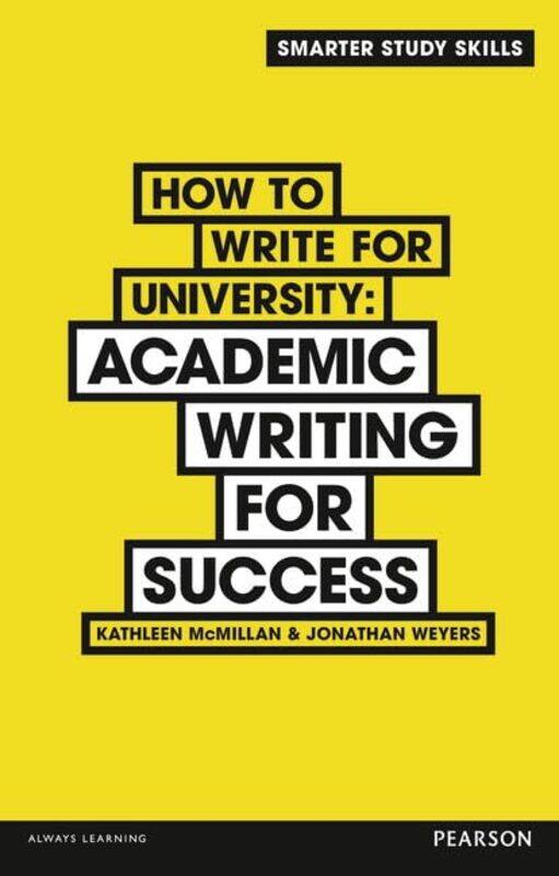 

How to Write for University by Ulrich GutmairSimon Pare-Paperback