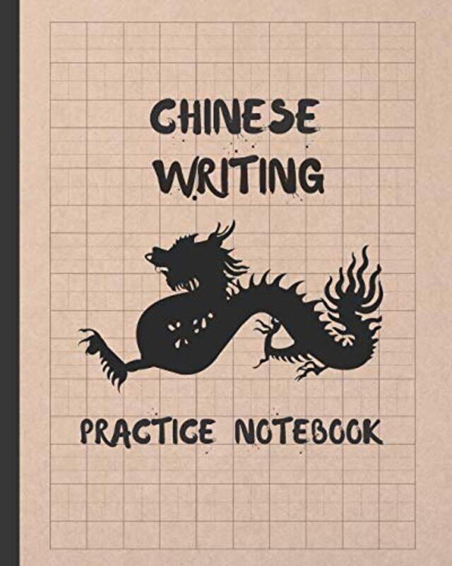 

Chinese Writing Practice Notebook Tian Zi Ge Paper Book To Write Chinese Characters Handwriting by Writing, Inspired - Paperback