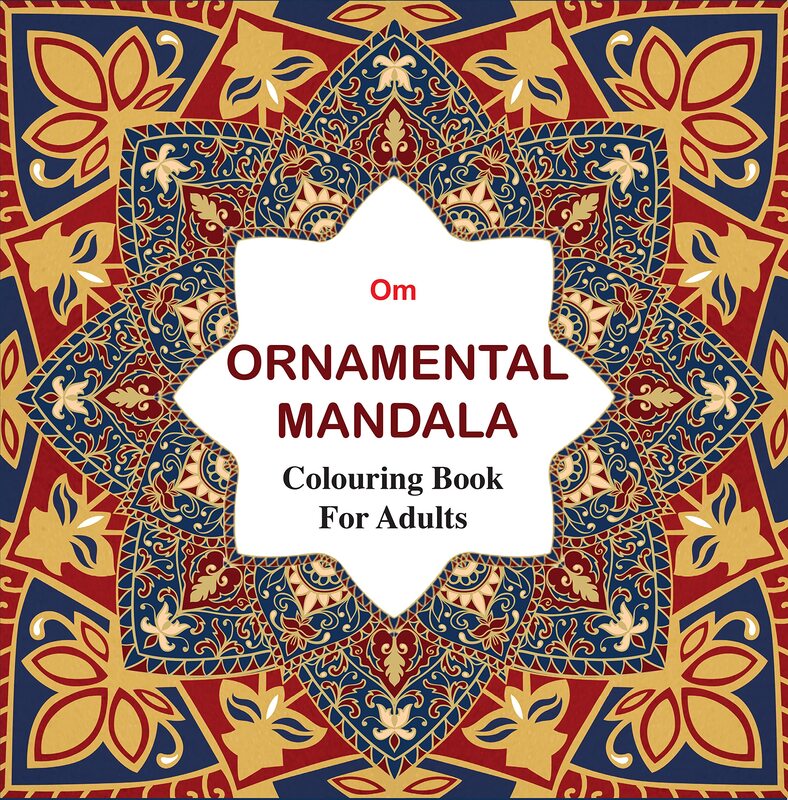 Adult Colouring Book : Ornamental Mandala