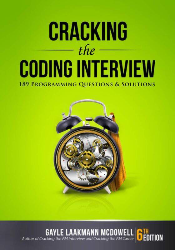 

Cracking the Coding Interview, Paperback Book, By: Gayle Laakmann McDowell