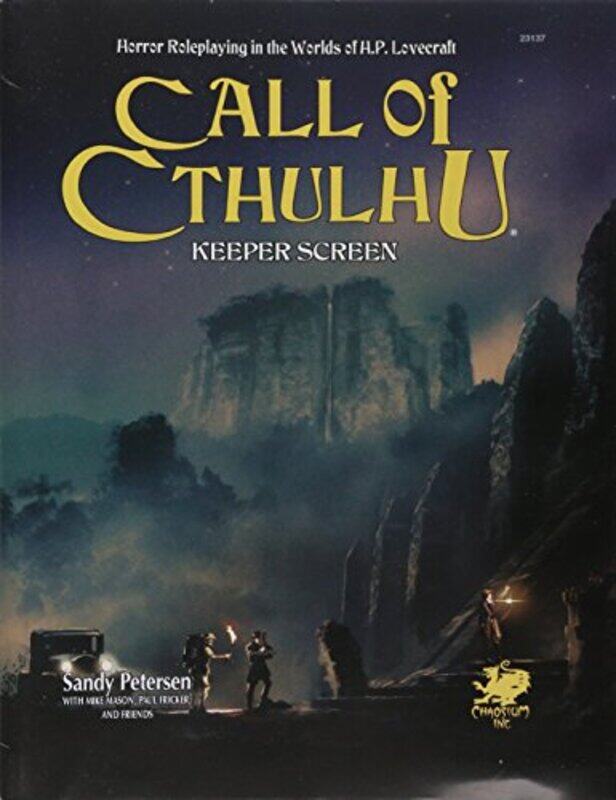 

Call Of Cthulhu Keeper Screen Horror Roleplaying In The Worlds Of Hp Lovecraft by Petersen, Sandy (Zero To Three The National Center For Infants Toddl