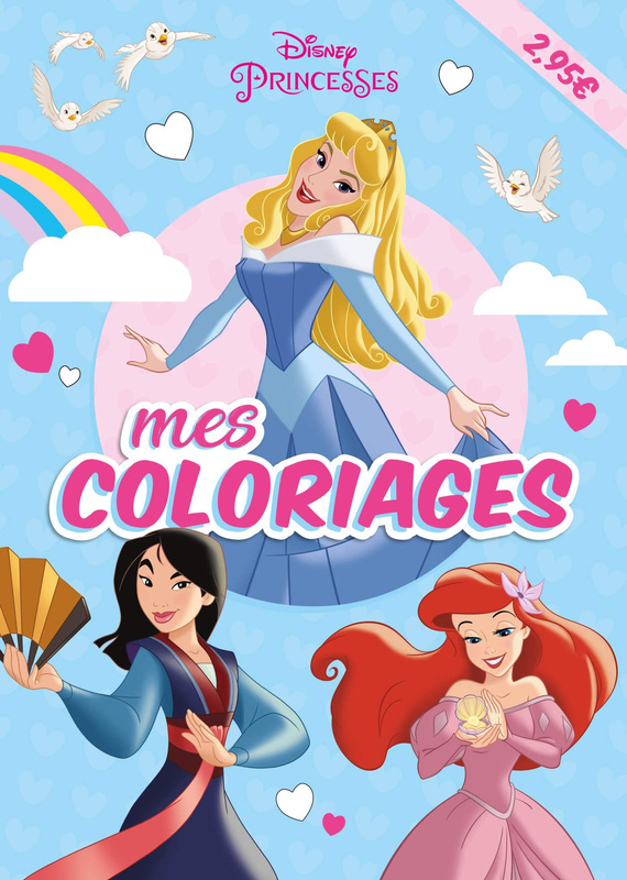 Disney Princesses - Mes Coloriages, Paperback Book, By: Hachette Jeunesse