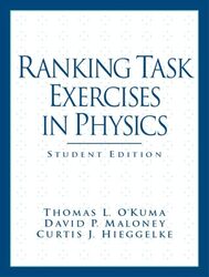 Ranking Task Exercises in Physics by Jonathan Newey-Paperback