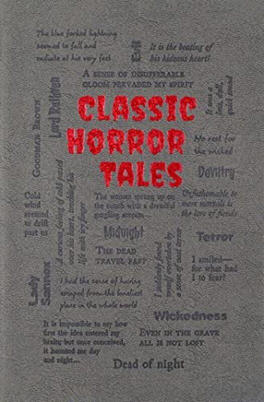 

Classic Horror Tales Word Cloud Classics By Editors Of Canterbury Classics -Paperback