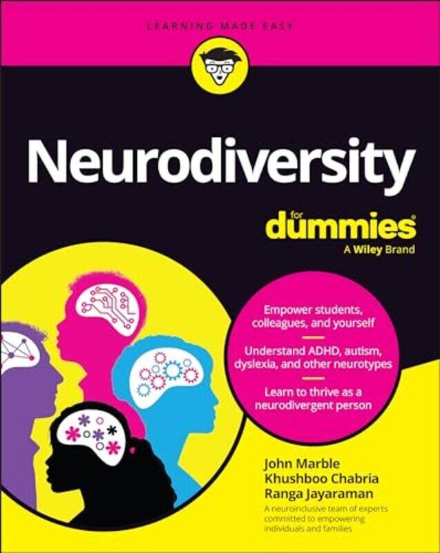 

Neurodiversity For Dummies by Marble, John - Chabria, Khushboo - Jayaraman, Ranga Paperback