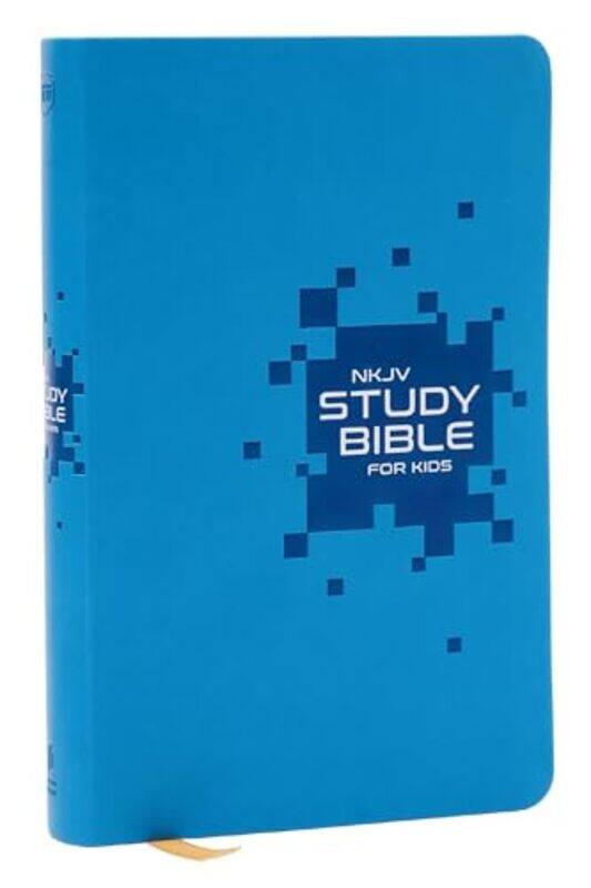 

Nkjv Study Bible Kids Blue Leathersoft By Thomas Nelson - Hardcover