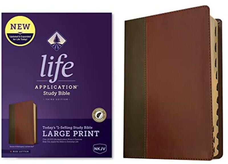 

Nkjv Life Application Study Bib E03 Lp By Nkjv Rl Lthr Brwn Mahog Indexe - Hardcover