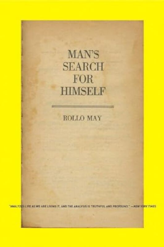 Mans Search For Himself by May, Rollo..Paperback