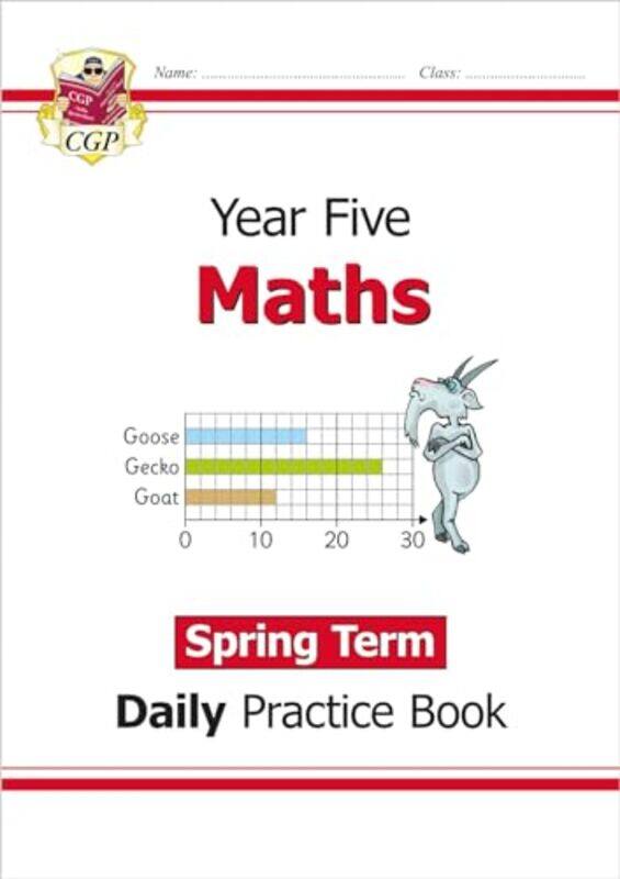 

Ks2 Maths Daily Practice Book Year 5 Spring Term By Cgp Books - Cgp Books -Paperback