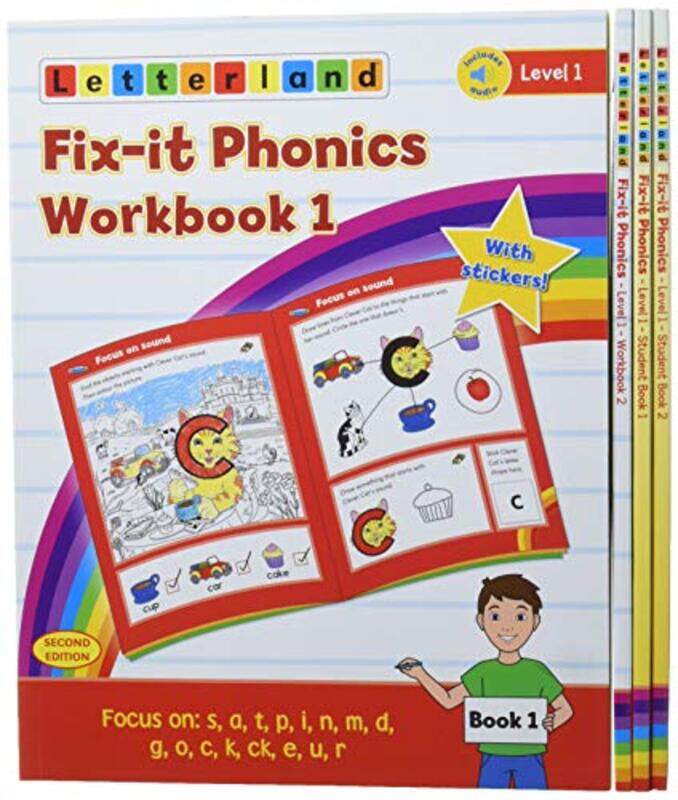 

Fixit Phonics Level 1 Student Pack 2Nd Edition by Lisa Holt..Paperback