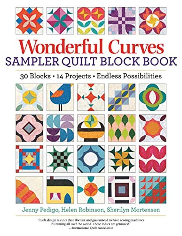 

Wonderful Curves Sampler Quilt Block Book-Paperback