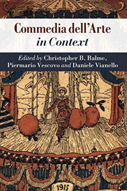 

Commedia dellArte in Context by Peter European University Institute Wagner-Paperback
