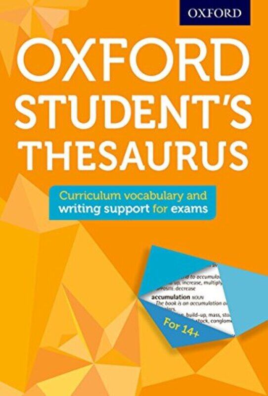 

Oxford Students Thesaurus By Oxford Dictionaries Paperback