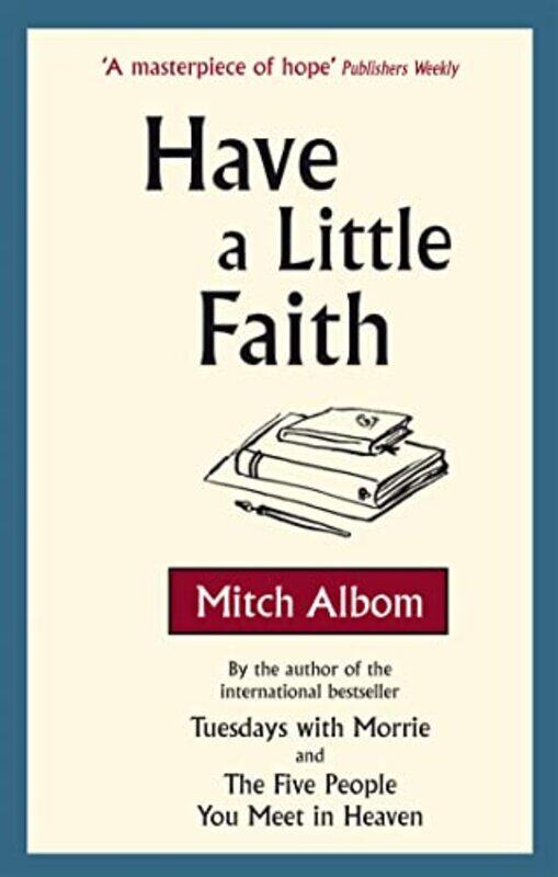 

Have A Little Faith By Mitch Albom - Paperback