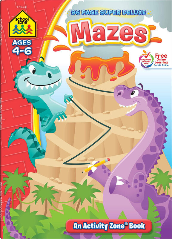 

Super Deluxe Mazes Workbook, Paperback Book, By: School Zone