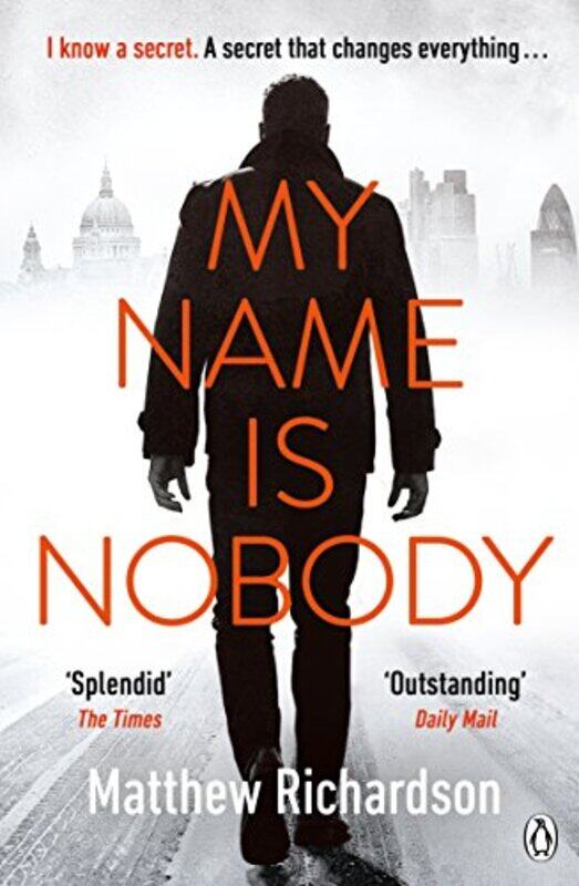 

My Name Is Nobody By Richardson Matthew Paperback