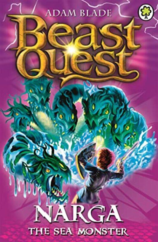 

Beast Quest Narga the Sea Monster by Adam Blade-Paperback