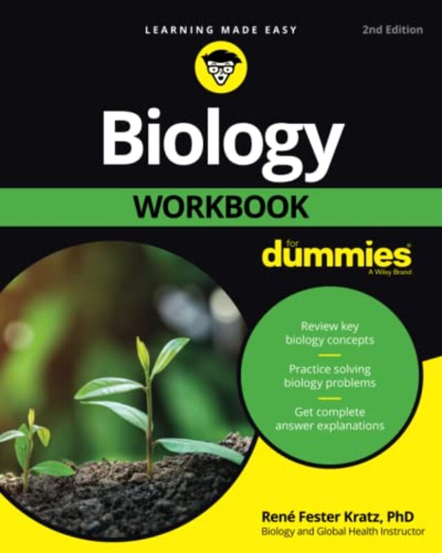 Biology Workbook For Dummies by Rene Fester Kratz-Paperback