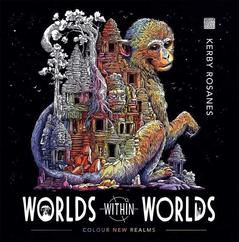 

Worlds Within Worlds: Colour New Realms, Paperback Book, By: Kerby Rosanes