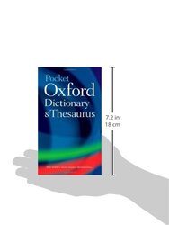 Pocket Oxford Dictionary and Thesaurus, Hardcover Book, By: Oxford Dictionaries