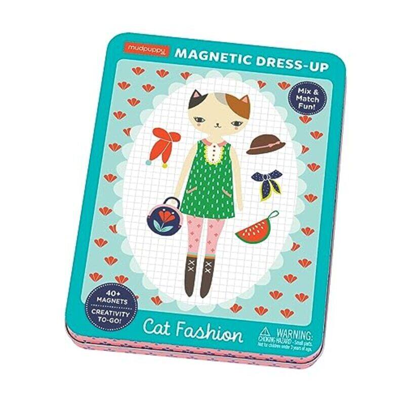

Magnet Tin Figure Cat Fashion By Mudpuppy, Flora Waycott Paperback