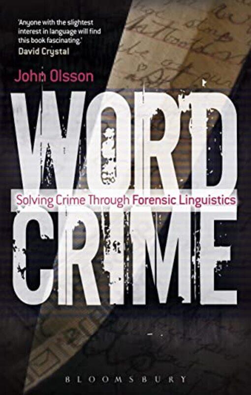 

Wordcrime by Dr John (Bangor University, Wales) Olsson-Paperback