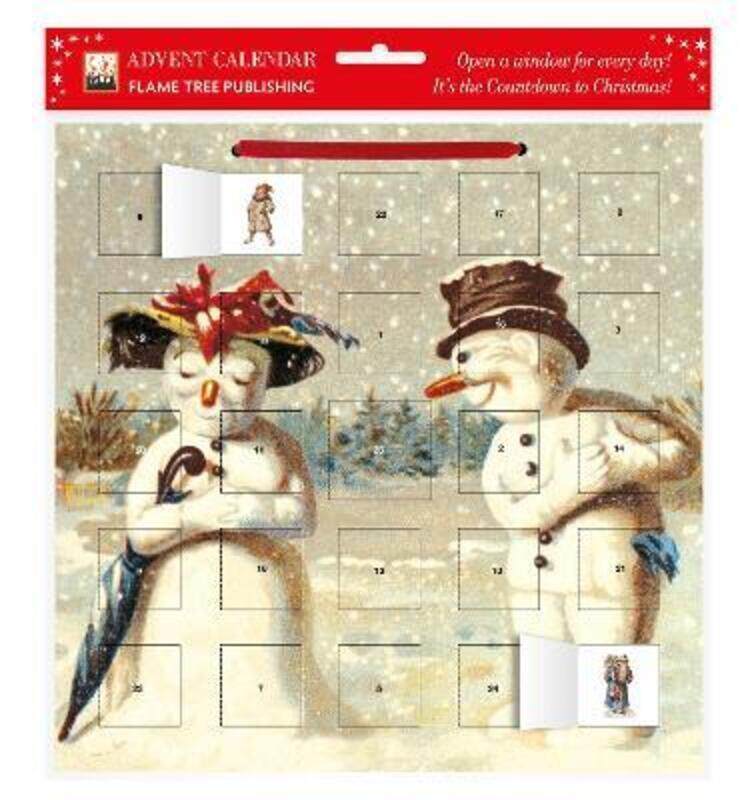 

Mr & Mrs Snowman Advent Calendar (with stickers)