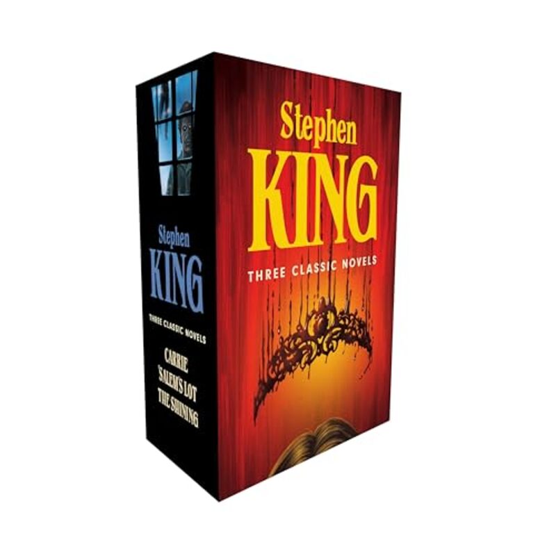 Stephen King Three Classic Novels Box Set Carrie Salems Lot The Shining By King, Stephen - Paperback