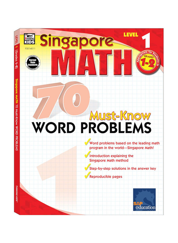 

Singapore Math 70 Must Know Word Problem Level 1 Grade 1-2, Paperback Book, By: Singapore Asian Publishers