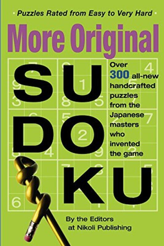 

More Original Sudoku,Paperback by Unknown