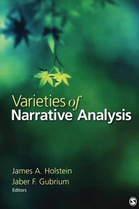 

Varieties of Narrative Analysis by James A HolsteinJaber F Gubrium-Paperback