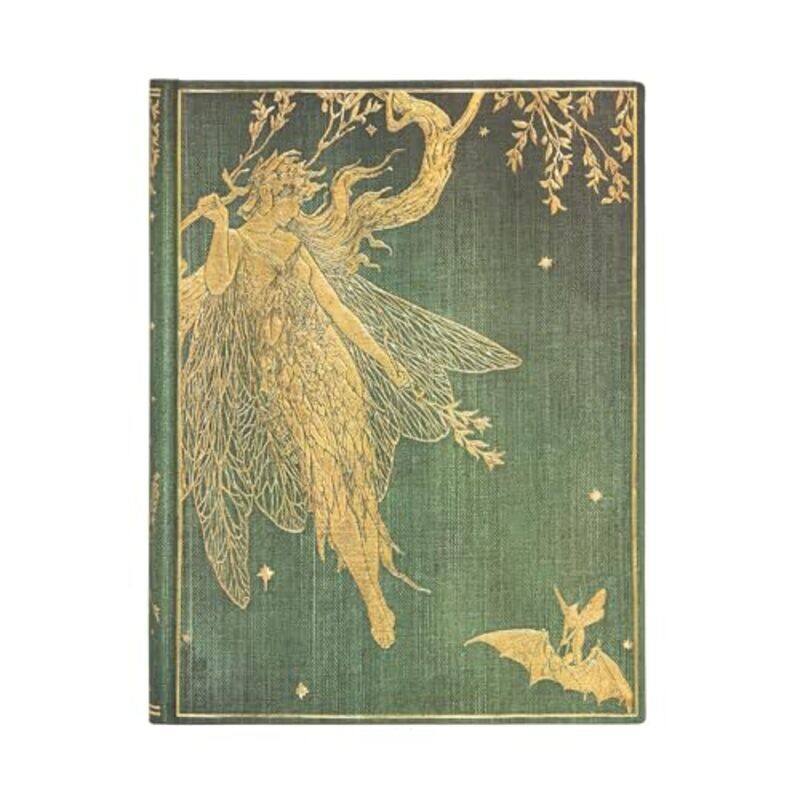 

Olive Fairy Ultra Lined Hardcover Journal Elastic Band Closure By Paperblanks - Hardcover