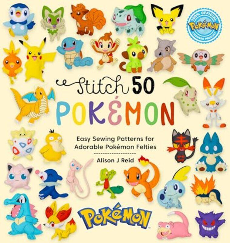 

Stitch 50 Pokemon By Reid Alison J - Hardcover