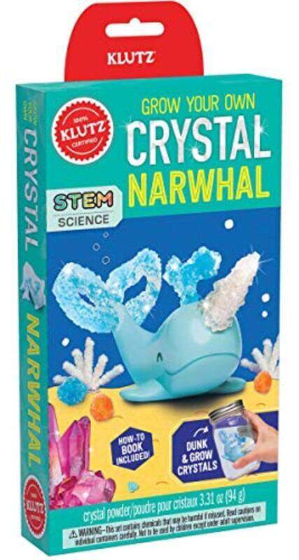 

Grow Your Own Crystal Narwhal , Hardcover by Klutz