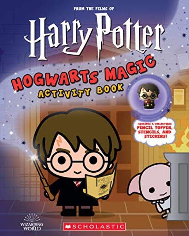 

Harry Potter Hogwarts Magic! Book With Pencil Topper By Terrance Crawford Paperback