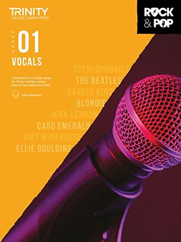 

Trinity College London Rock & Pop 2018 Vocals Grade 1,Paperback,By:Various