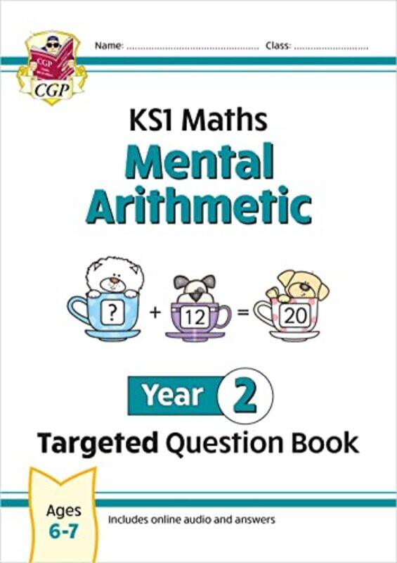 

New Ks1 Maths Year 2 Mental Arithmetic Targeted Question Book (Incl. Online Answers & Audio Tests) By Cgp Books - Cgp Books Paperback